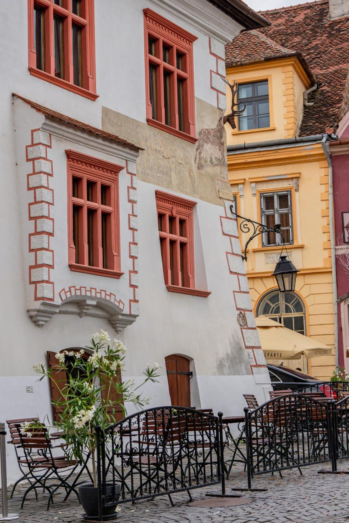 Casa Cu Cerb Otel Sighişoara Dış mekan fotoğraf