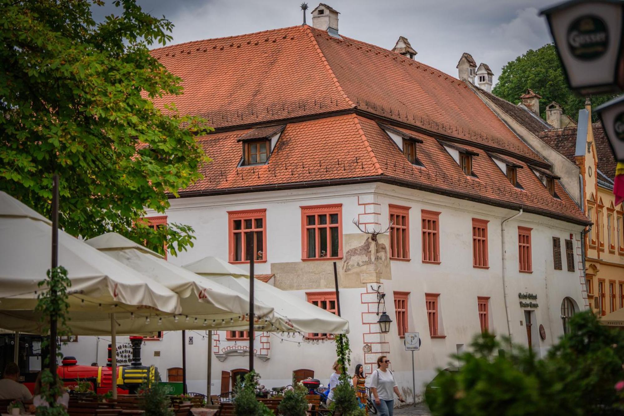 Casa Cu Cerb Otel Sighişoara Dış mekan fotoğraf
