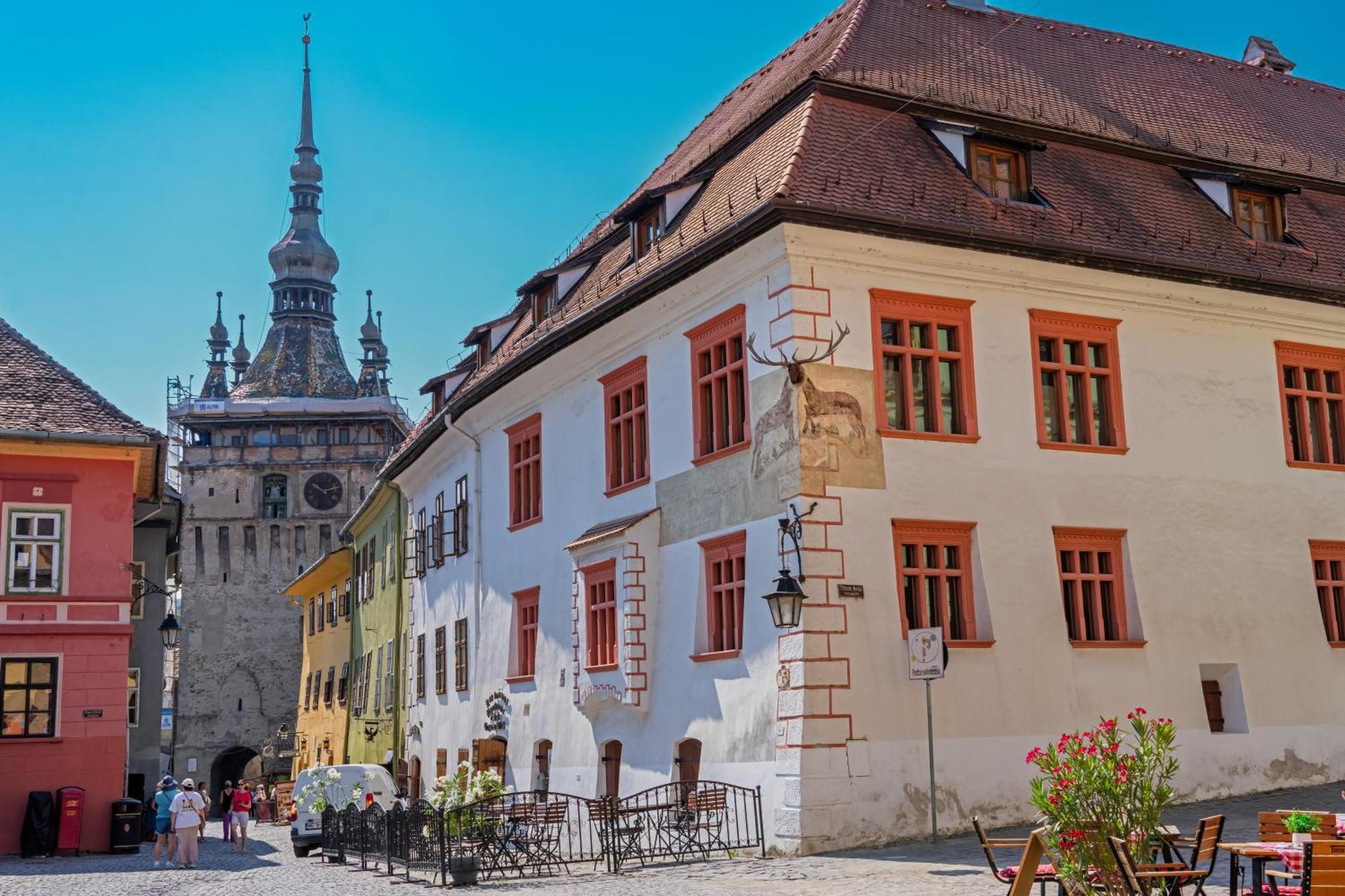 Casa Cu Cerb Otel Sighişoara Dış mekan fotoğraf