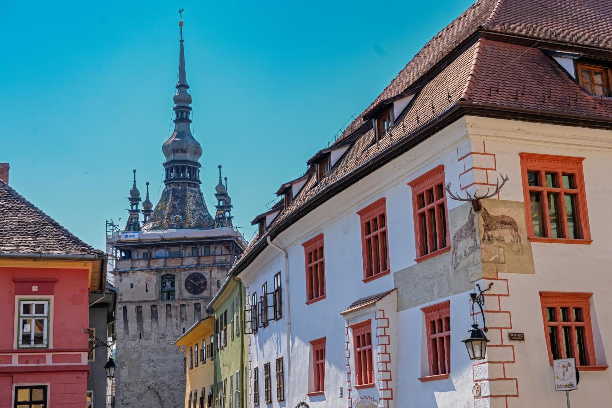 Casa Cu Cerb Otel Sighişoara Dış mekan fotoğraf