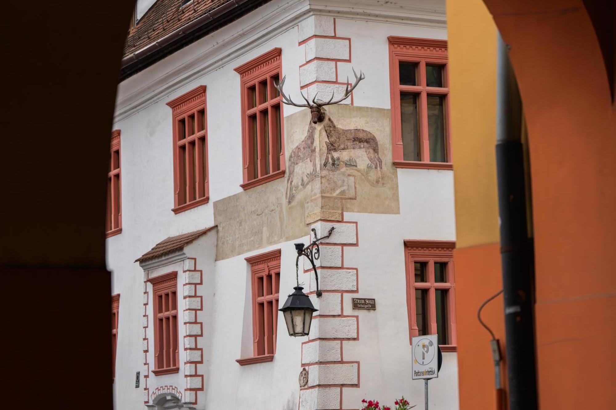 Casa Cu Cerb Otel Sighişoara Dış mekan fotoğraf